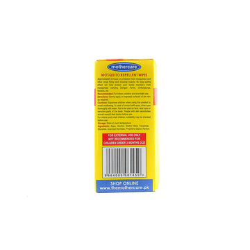 left-side-mothercare-mosquito-repellent-wipes- 10Pcs